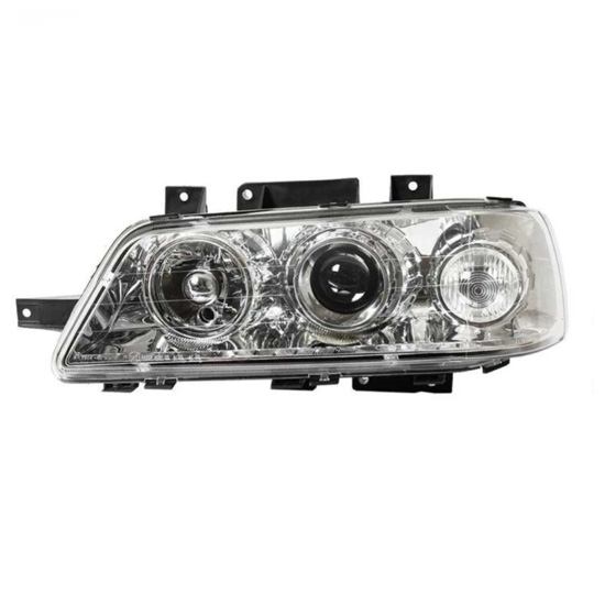 4fb74c313ef1684b334c43ad9596d1f3 چراغ جلو چپ با لنز پلیمری بدون لامپ پژو 405 SLX مدرن